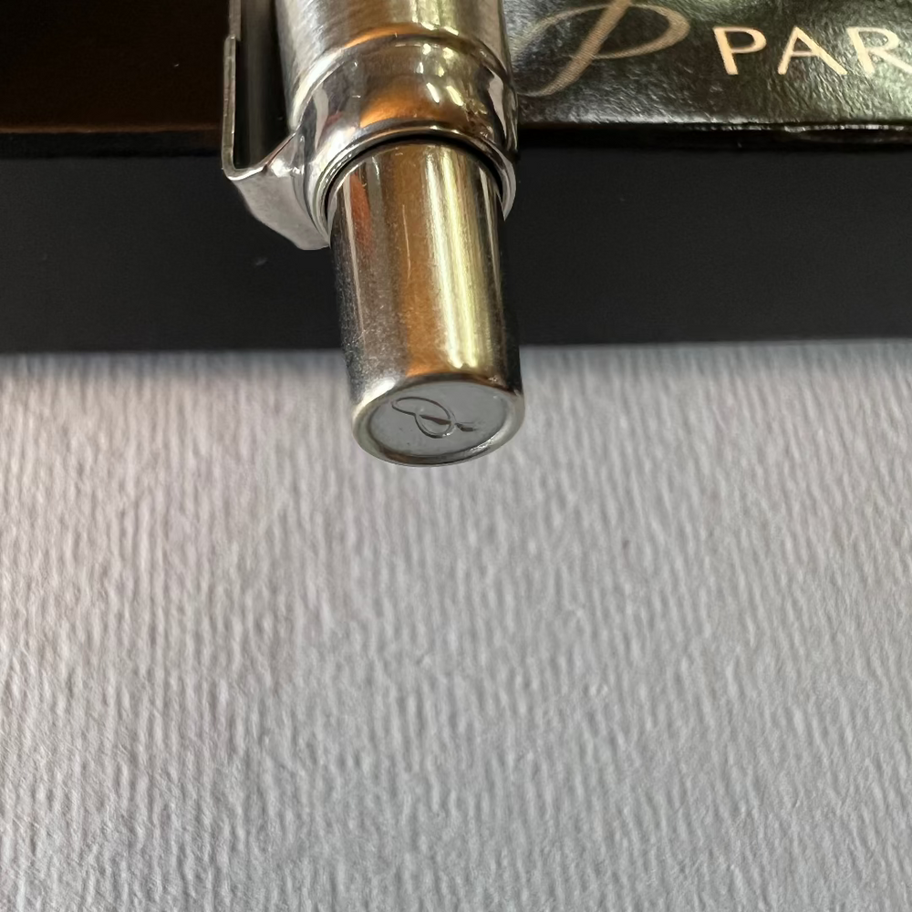 Vintage Parker Jotter Stainless Steel Ballpoint Pen - New Old Stock