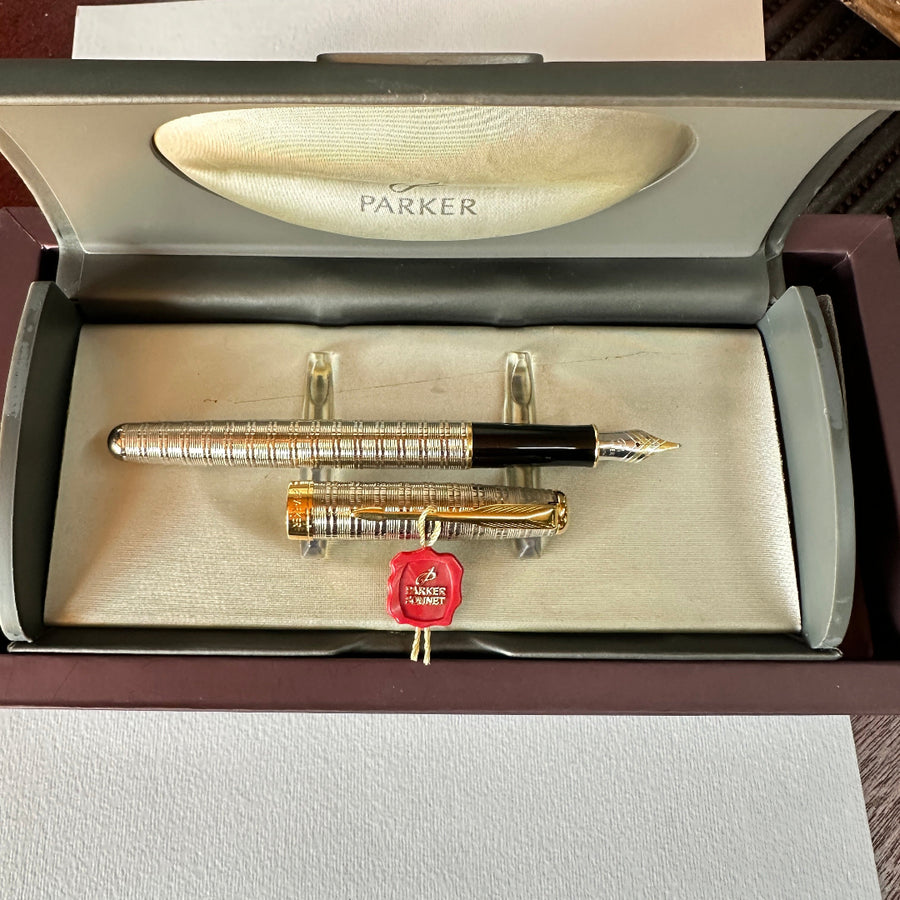 Parker Sonnet 3 Ciselé Tartan Fountain Pen - New Old Stock