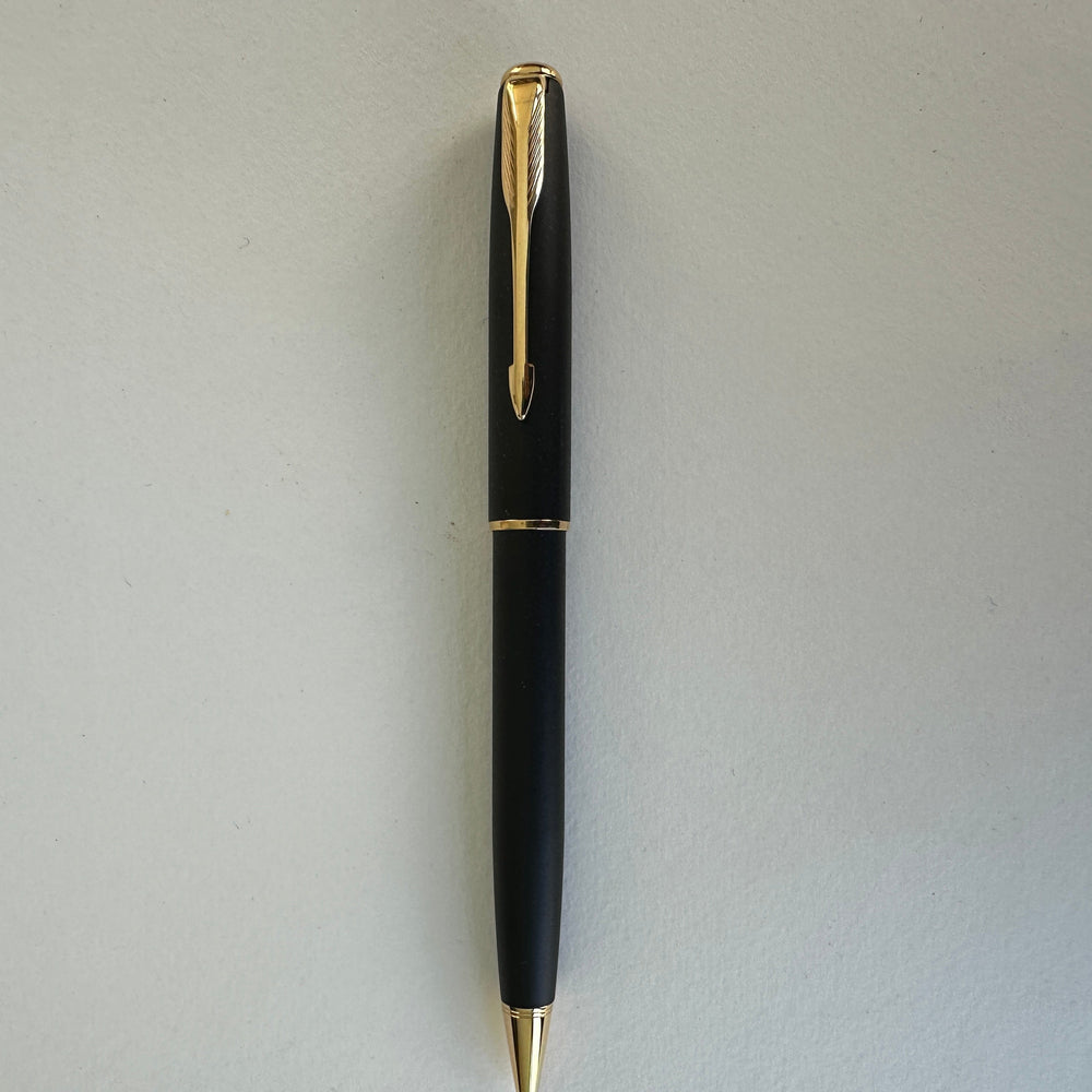Parker Sonnet Matte Black Gold Trim Pencil - New Old Stock