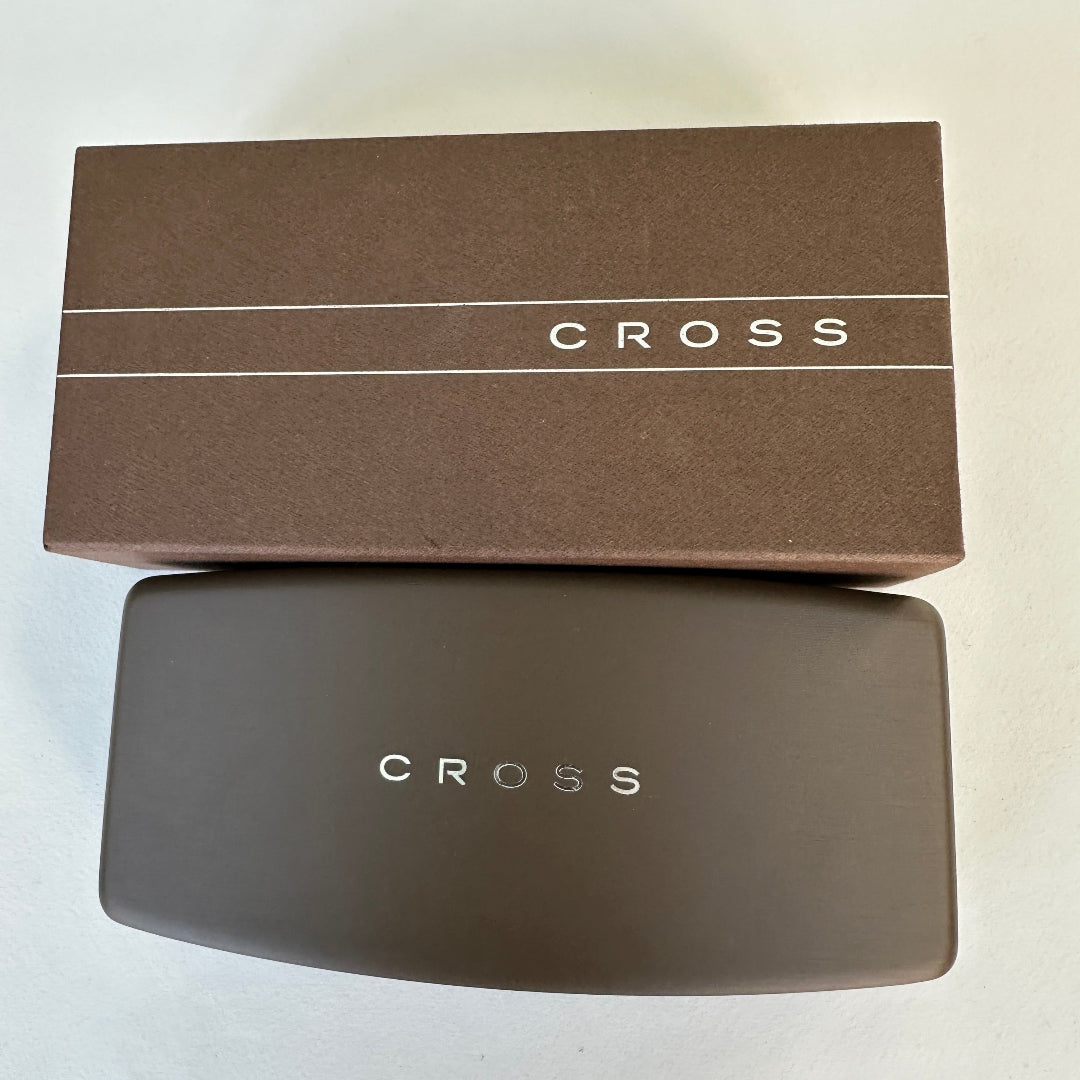 Cross Apogee Sable Herringbone Titanium Fountain Pen - New Old Stock