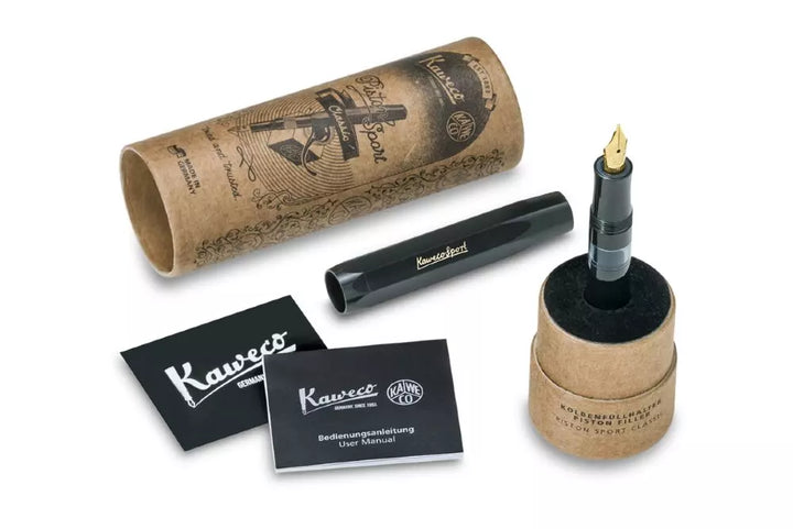 Kaweco PISTON SPORT CLASSIC - Black Fountain Pen