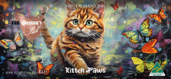 Van Dieman's Feline - Kitten Paws Fountain Pen Ink