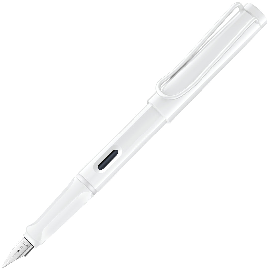 LAMY safari Fountain Pen - all white-multi ring set (Special Edition)