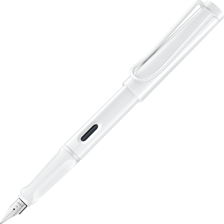 LAMY safari Fountain Pen - all white-multi ring set (Special Edition)