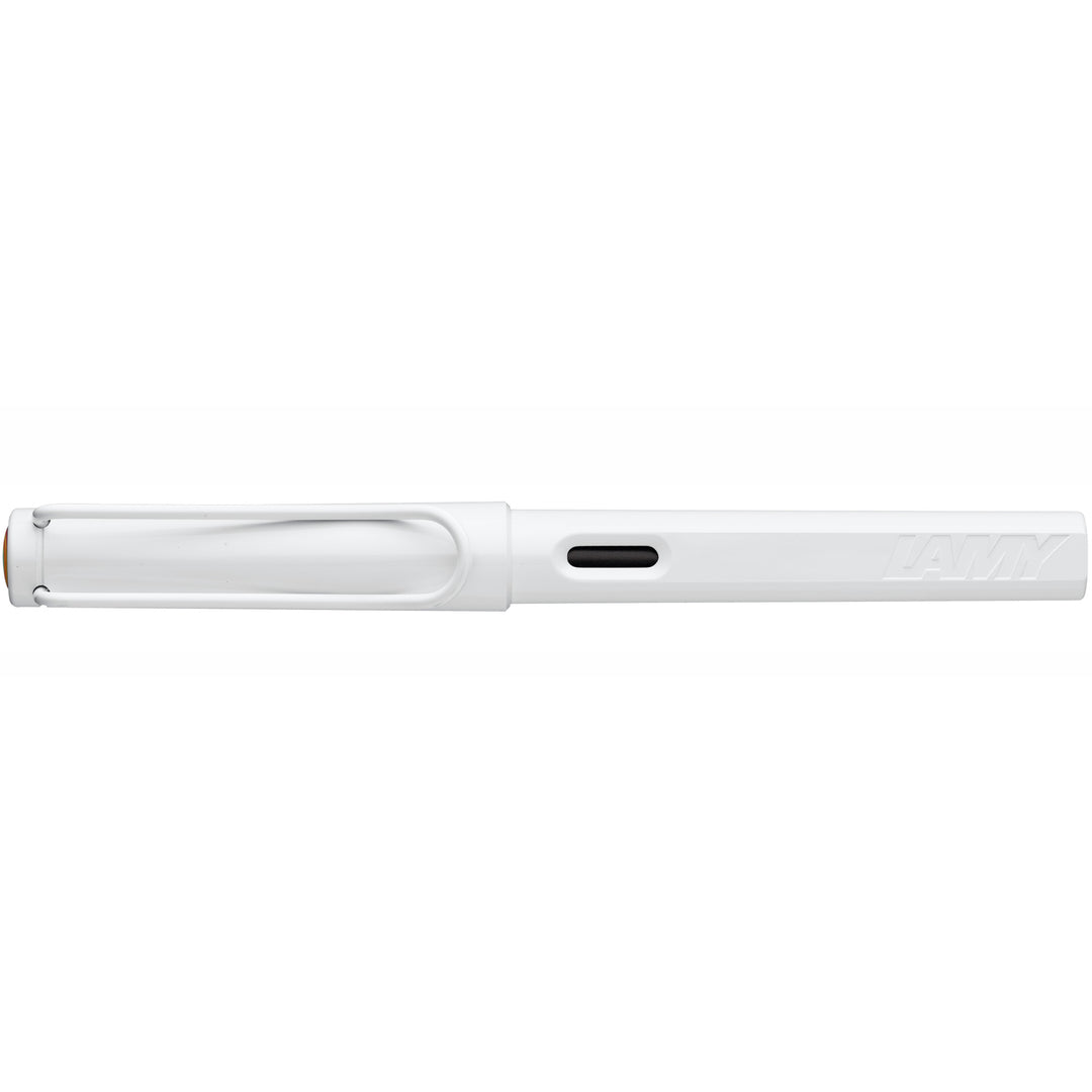LAMY safari Fountain Pen - all white-multi ring set (Special Edition)