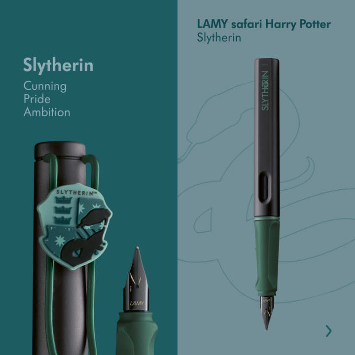 Lamy Safari Limited Edition - Harry Potter Fountain Pen - Slytherin