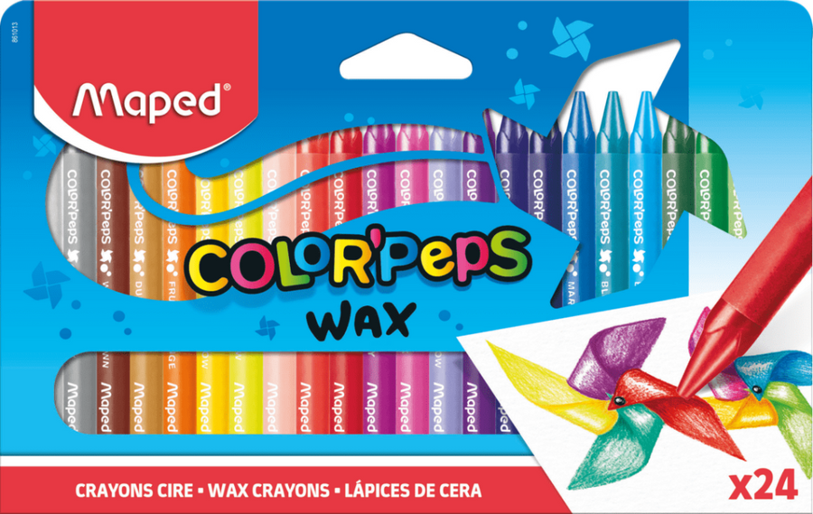 Maped  COLORPEPS Wax Crayons 24's