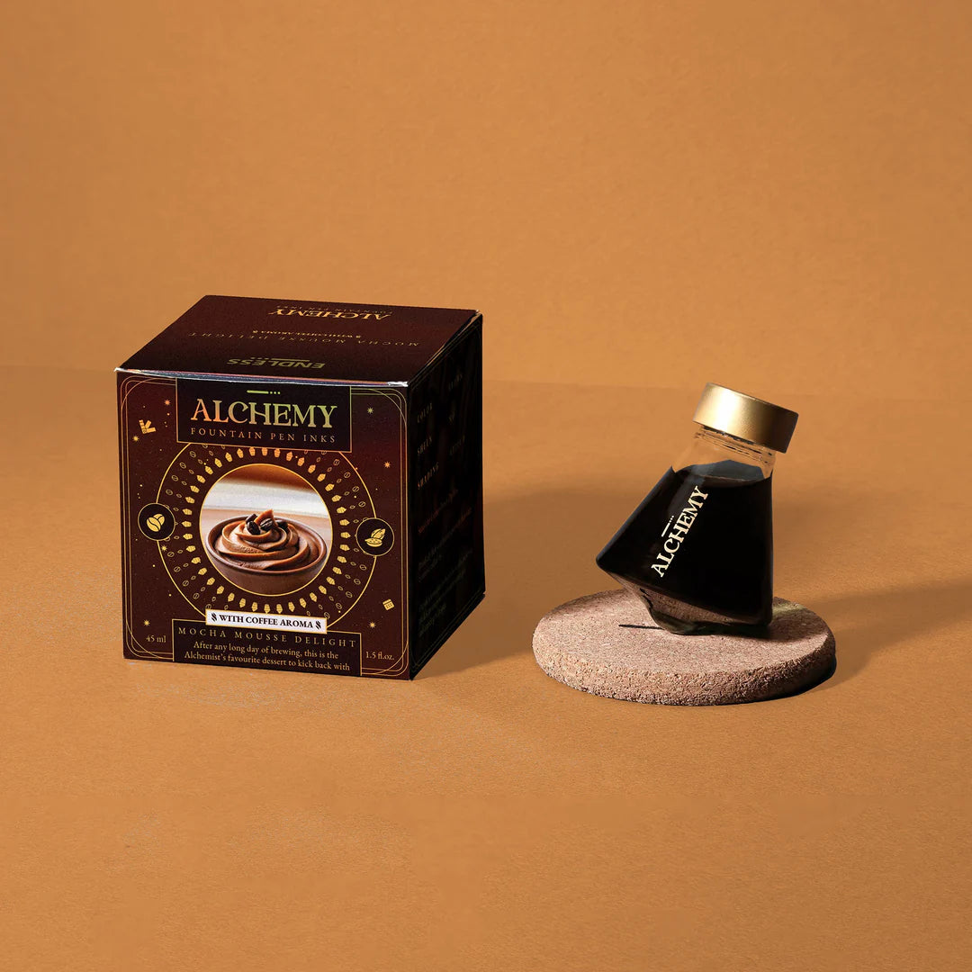 Endless Alchemy Fountain Pen Ink - Mocha Mousse Delight Aromatic 45ml