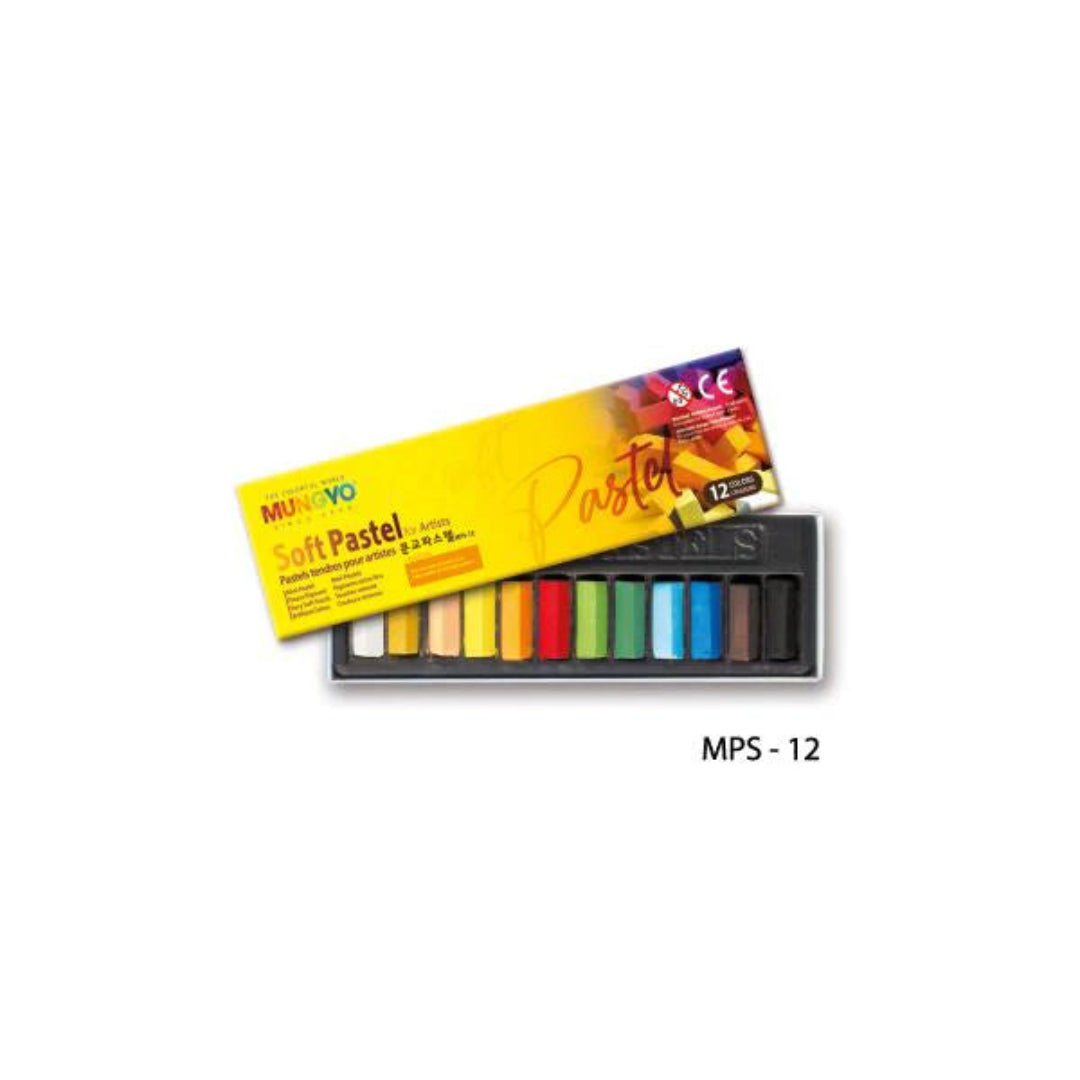 Mungvo Soft Chalk Pastels 12's