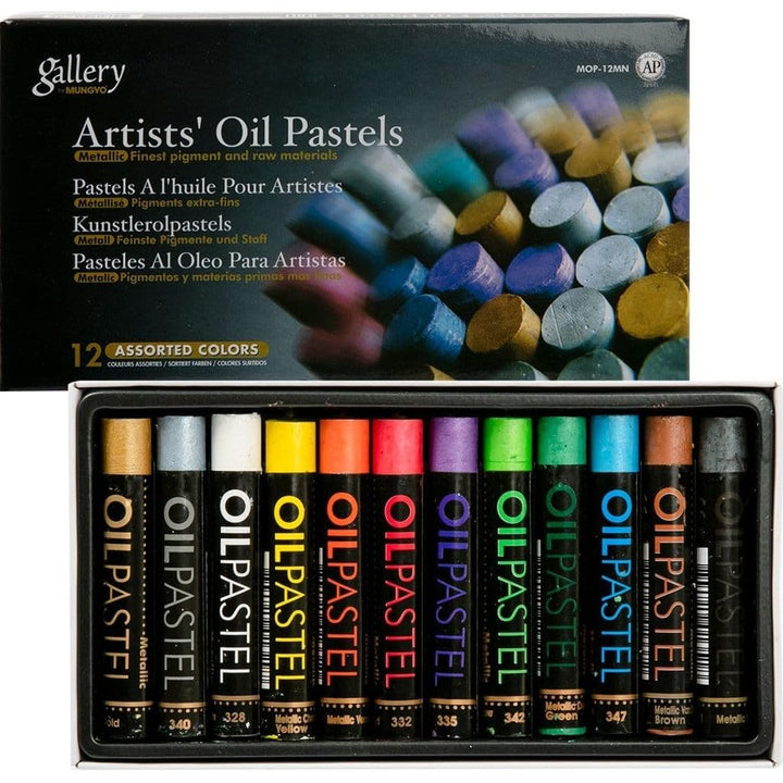 Mungyo Gallery Artists' Oil Pastels 12's