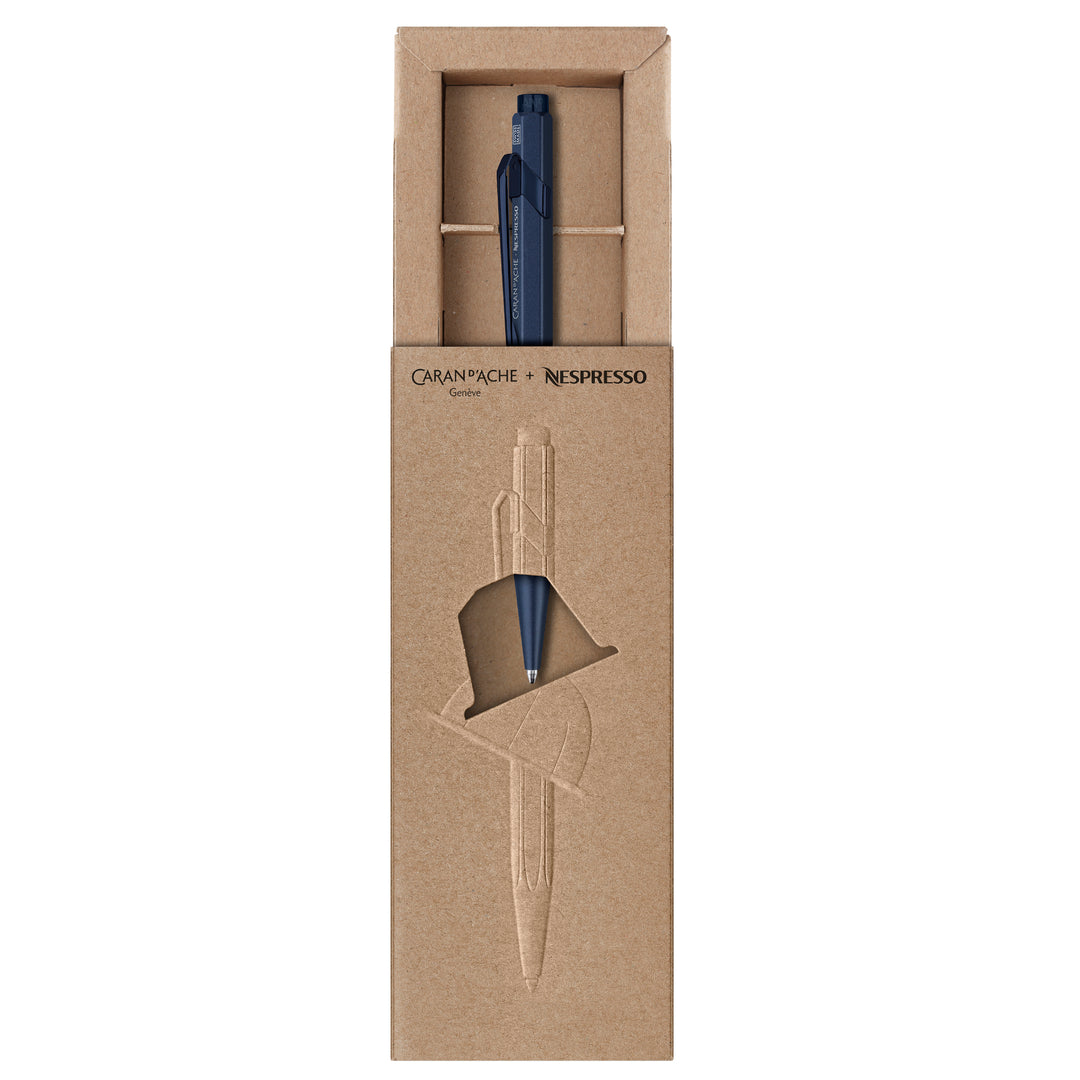 Caran D'Ache Nespresso Edition 6 Ballpoint Pen - Kazaar Blue