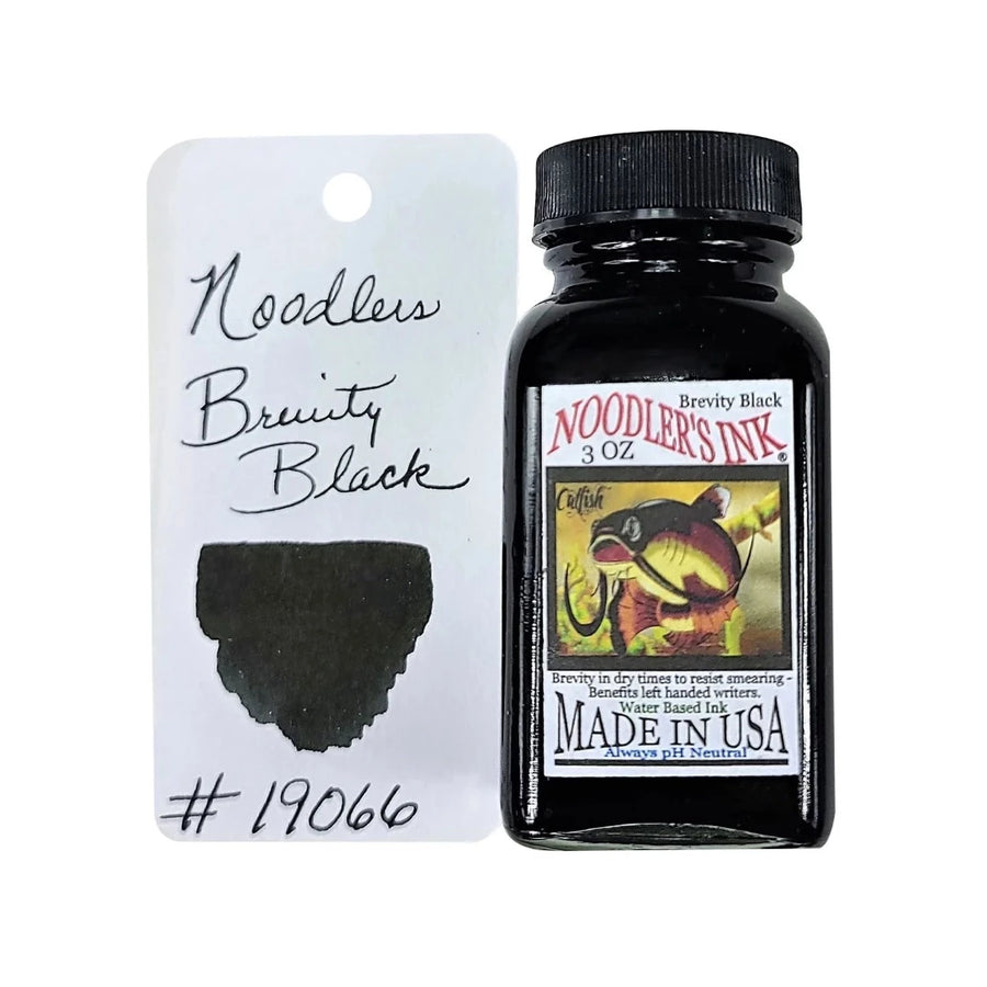 Noodler's Brevity Black Fountain Pen Ink Bottle, 87ml