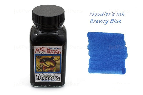 Noodler's Brevity Blue Fountain Pen Ink Bottle, 87ml