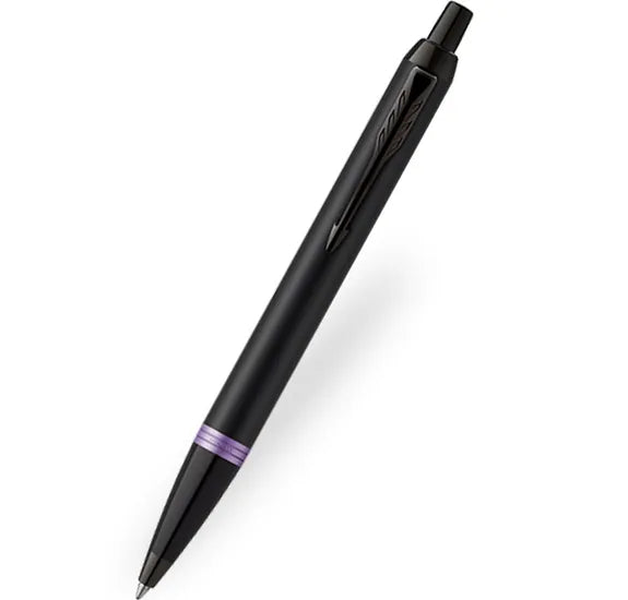 Parker IM Professional Vibrant Rings Amethyst Purple Lacquer PVD Ballpoint Pen