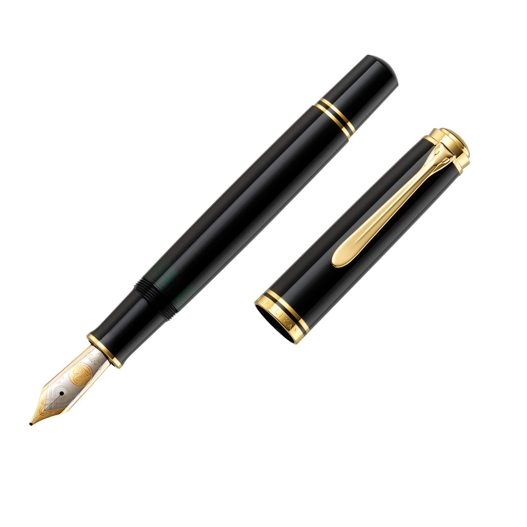 Pelikan M800 Souveran Black Fountain Pen with Gold