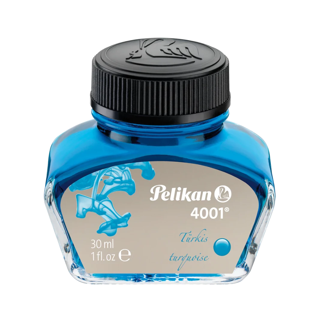 Pelikan 4001 Fountain Pen Ink Bottle 30ml - Turquoise