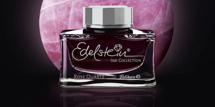Pelikan Edelstein Fountain Pen Ink Bottle - Rose Quartz