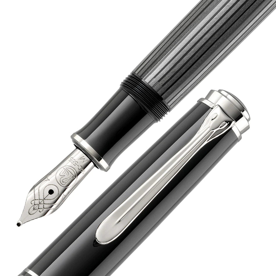 Pelikan M805 Souverän Anthracite Fountain Pen with Silver