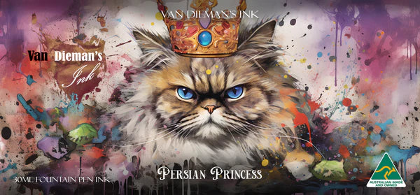 Van Dieman's Feline - Persian Princess Shimmering Fountain Pen Ink