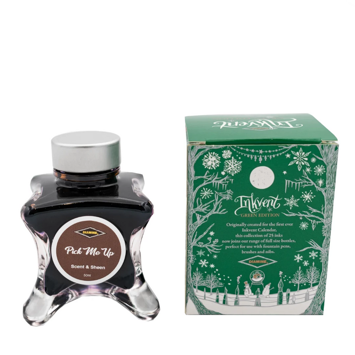 Diamine Inkvent Fountain Pen Ink – Green Edition – Pick Me Up (Scented & Sheen)