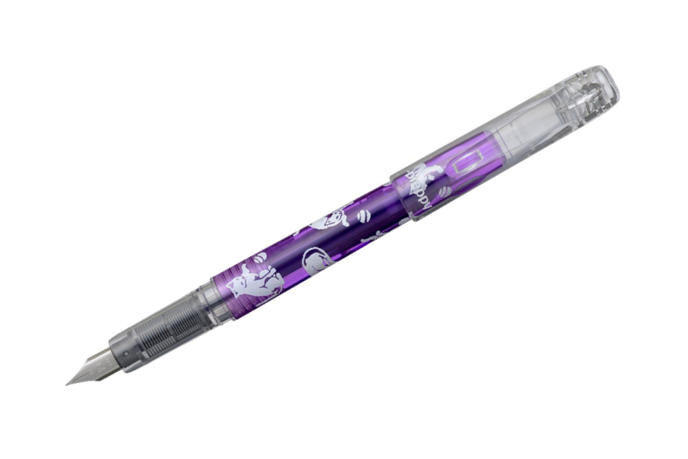 Platinum Preppy Wa Fountain Pen - Neko (Transparent Purple)