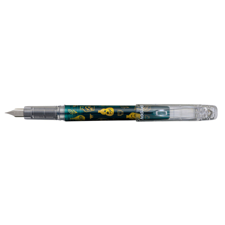 Platinum Preppy Wa Fountain Pen - Sake (Transparent Green)