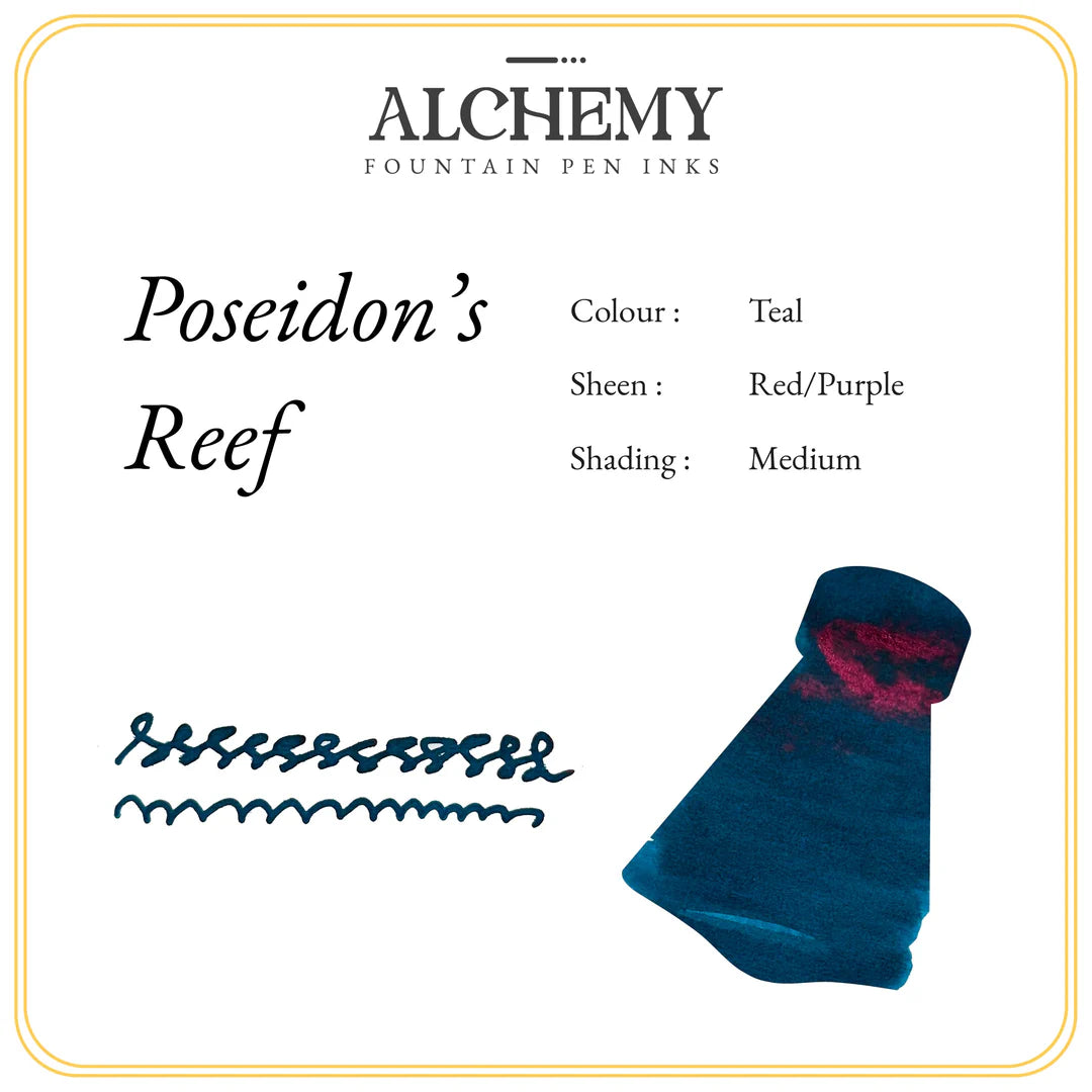 Endless Alchemy Fountain Pen Ink - Poseidon's Reef 45ml
