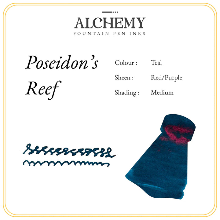 Endless Alchemy Fountain Pen Ink - Poseidon's Reef 45ml