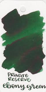 Private Reserve Premium Fountain Pen Ink - Ebony Green 60ml
