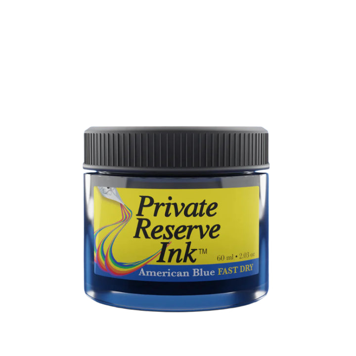 Private Reserve Premium Fountain Pen Ink - American Blue 60ml - Fast Dry