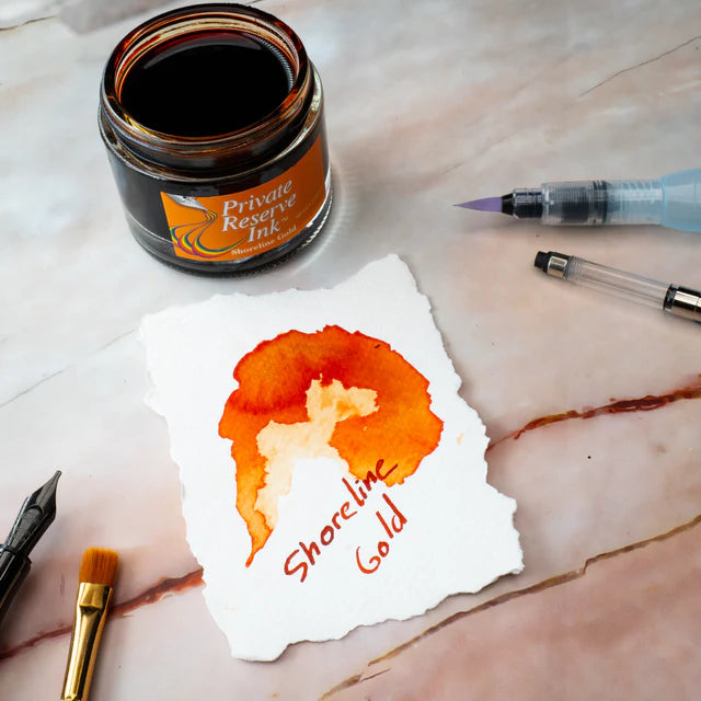 Private Reserve Premium Fountain Pen Ink - Shoreline Gold 60ml