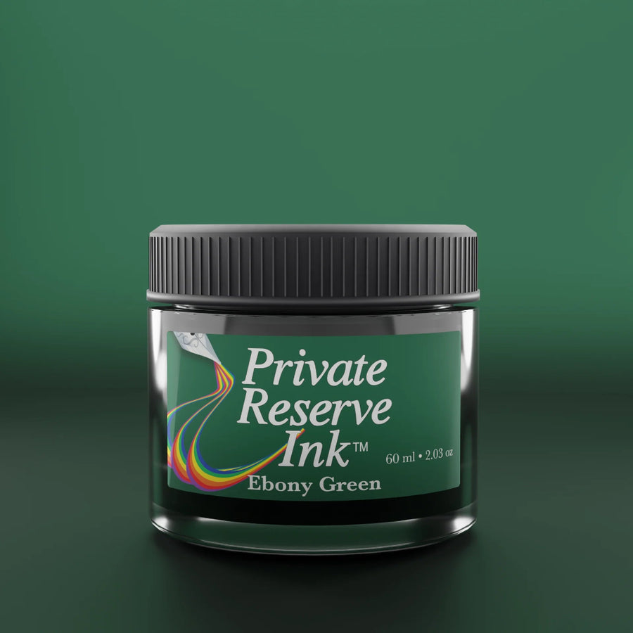 Private Reserve Premium Fountain Pen Ink - Ebony Green 60ml