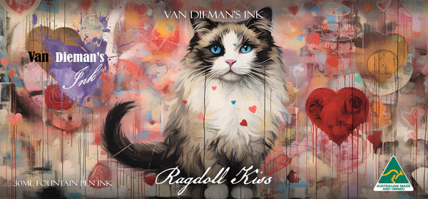 Van Dieman's Feline - Ragdoll Kiss Shimmering Fountain Pen Ink