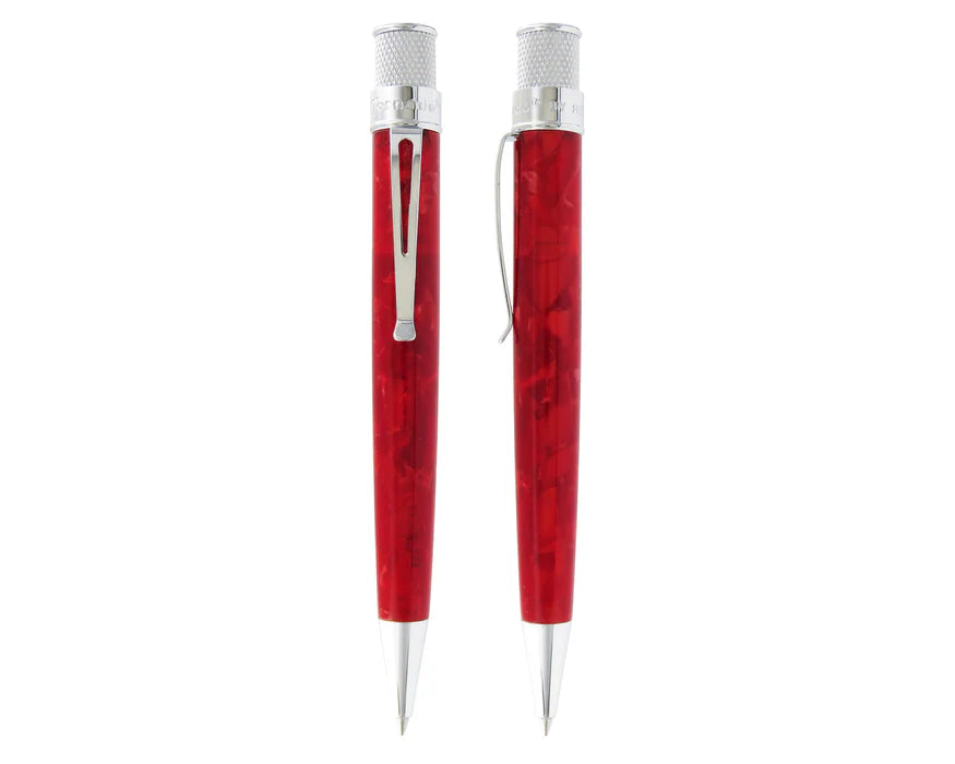 Retro 51 Tornado Acrylic Rollerball Pen - Ruby Red