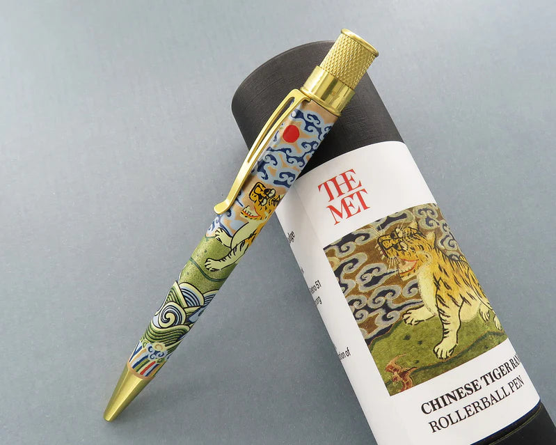 The MET - Retro 51 Chinese Tiger Rank Badge Rollerball