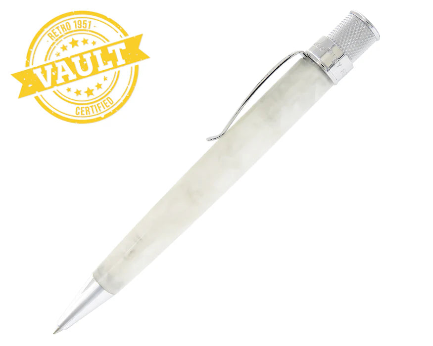 Retro 51 Tornado Acrylic Rollerball Pen - Opal White