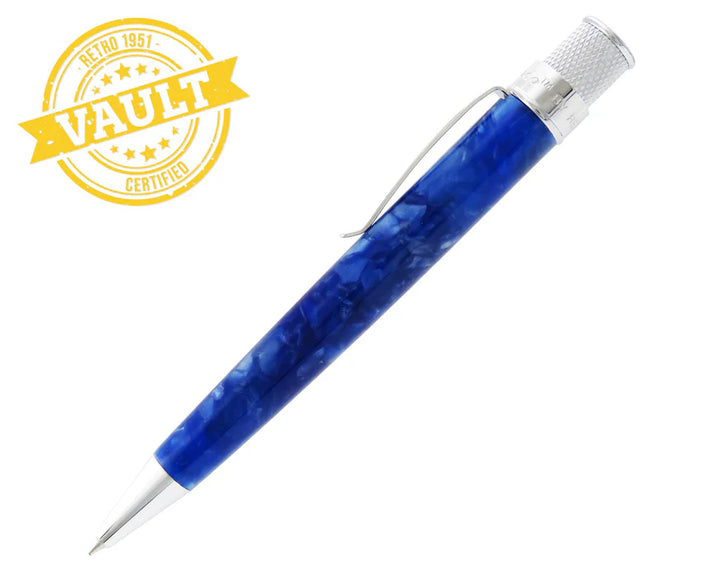 Retro 51 Tornado Acrylic Rollerball Pen - Sapphire Blue