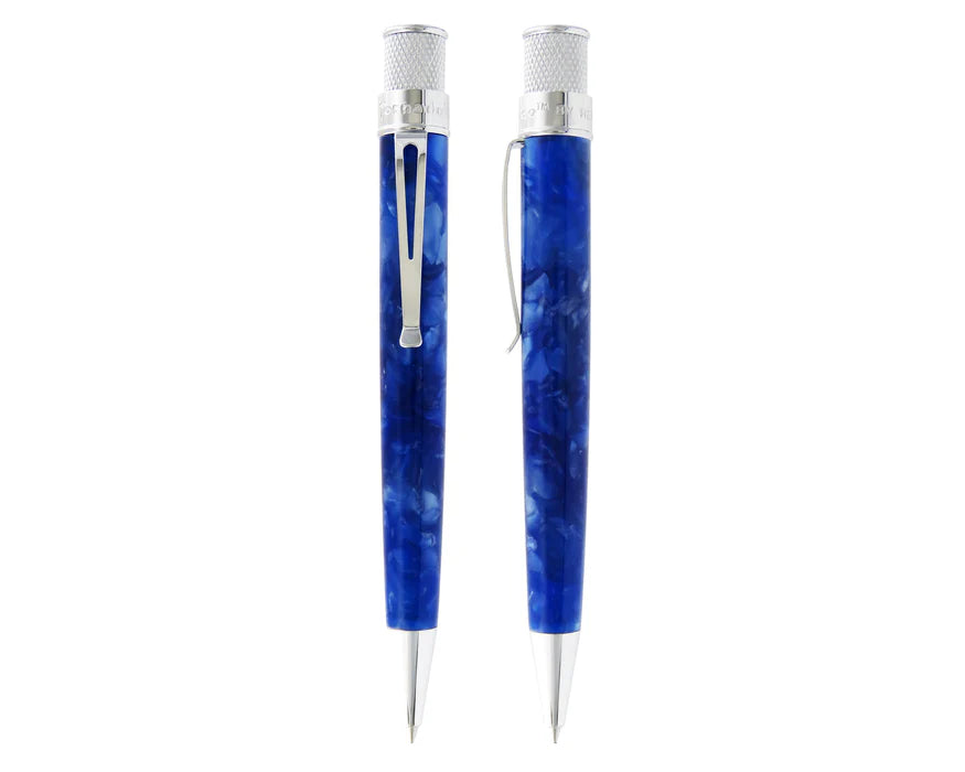 Retro 51 Tornado Acrylic Rollerball Pen - Sapphire Blue