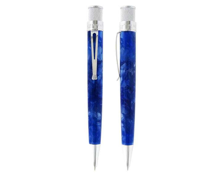 Retro 51 Tornado Acrylic Rollerball Pen - Sapphire Blue