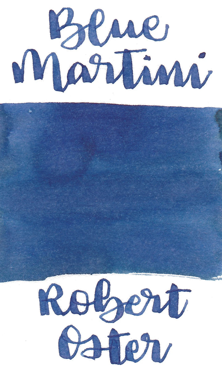 Robert Oster Signature Fountain Pen Ink - Blue Martini