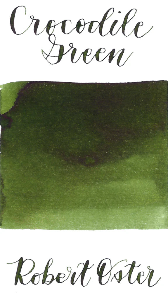 Robert Oster Signature Fountain Pen Ink - Crocodile Green