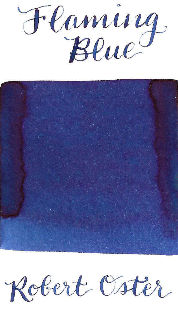 Robert Oster Signature Fountain Pen Ink - Flaming Blue