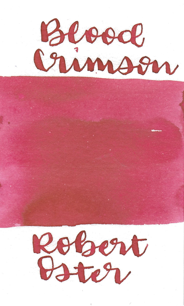 Robert Oster Signature Fountain Pen Ink - Blood Crimson