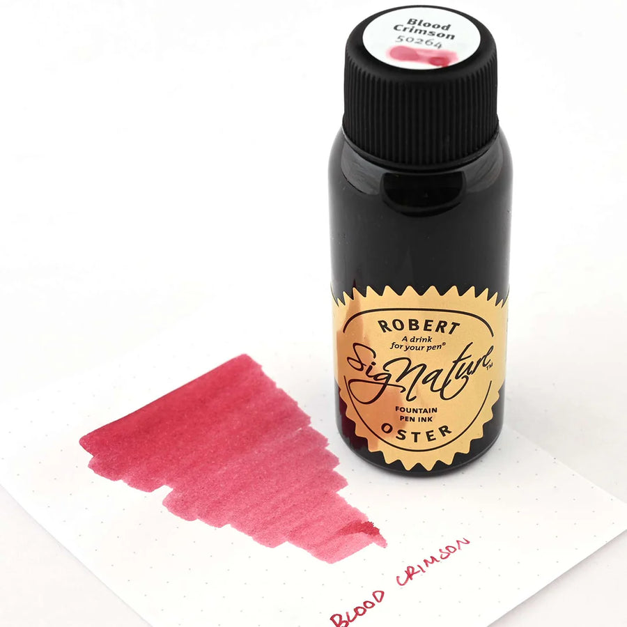 Robert Oster Signature Fountain Pen Ink - Blood Crimson