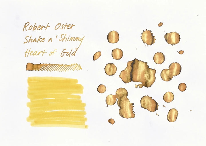 Robert Oster Signature Shake 'n' Shimmy Art Ink - Heart of Gold
