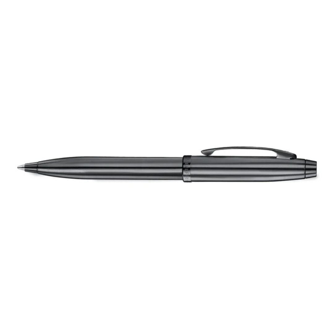 Sheaffer 100 Ionic Gunmetal Grey Lacquer with  PVD Trim - Ballpoint Pen