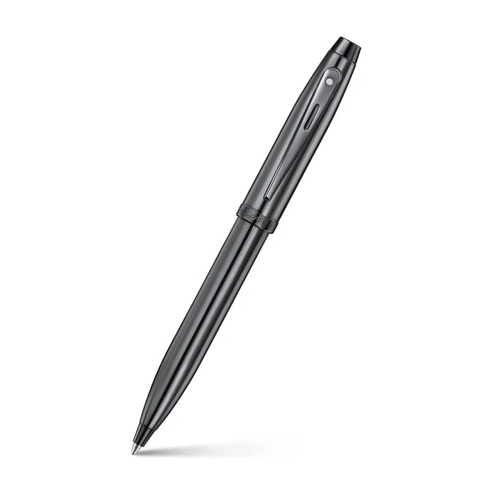 Sheaffer 100 Ionic Gunmetal Grey Lacquer with  PVD Trim - Ballpoint Pen