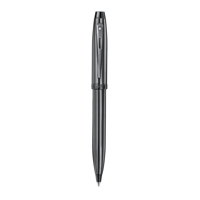 Sheaffer 100 Ionic Gunmetal Grey Lacquer with  PVD Trim - Ballpoint Pen