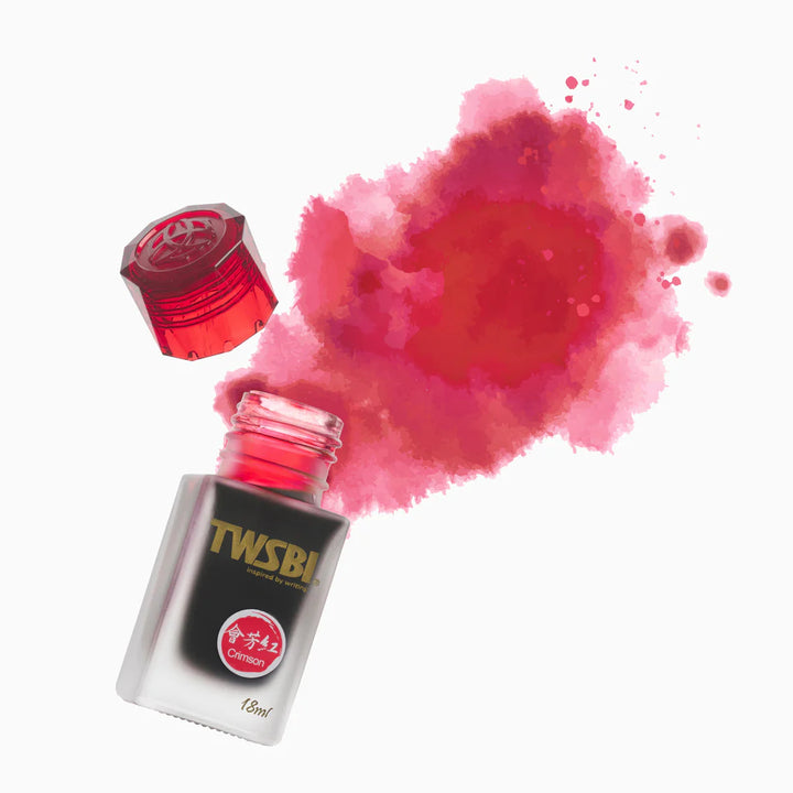 TWSBI 1791 Crimson Fountain Pen Ink Bottle - 18ml