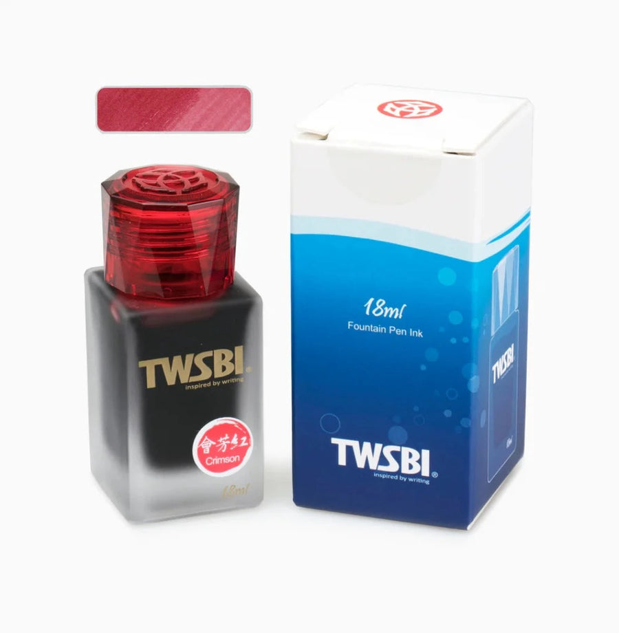 TWSBI 1791 Crimson Fountain Pen Ink Bottle - 18ml